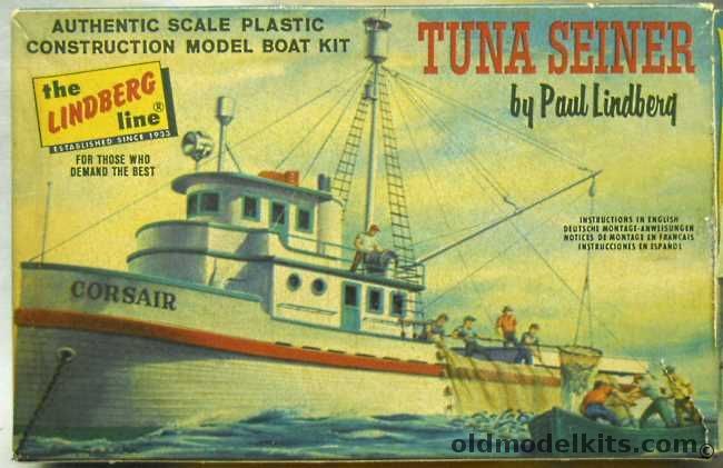 Lindberg Tuna Clipper 'Corsair' Tuna Seiner -Cellovision Issue, 742-29 plastic model kit